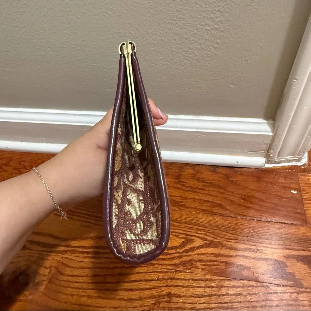 Dior Vintage Trotter Kisslock Clutch - Picture 3 of 6